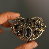 Broche Vintage Retro Azul