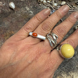 Anillo Cuadrado Rojo