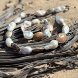 Collar Ovalis Perla Oceano