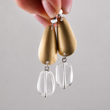 Pendientes Riviera Cristal de Roca