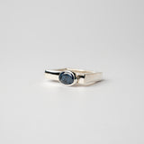 Anillo Cuadrado Azul