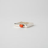 Anillo Cuadrado Rojo