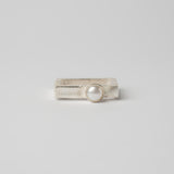 Anillo Cuadrado Perla