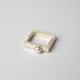 Anillo Cuadrado Perla