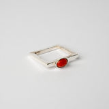 Anillo Cuadradito Rojo