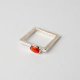 Anillo Cuadradito Rojo