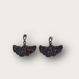 Pendientes Ginco Biloba Natura Oxidada