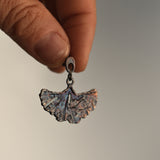 Pendientes Ginco Biloba Natura Oxidada