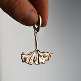 Pendientes Garden Ginco Biloba Natural Blanco