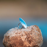 Anillo Ovalis Grande Pulido