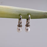 Pendientes Vintagae Twist Blanca