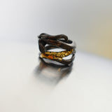 Anillo Edera Magma de Oro
