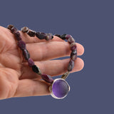 Collar Mare More Turmalin Violeta