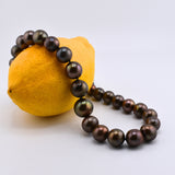 Collar Mare More Perlas Chocolate