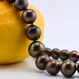 Collar Mare More Perlas Chocolate