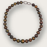 Collar Mare More Perlas Chocolate