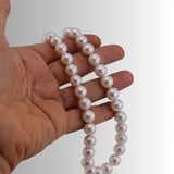 Collar Mare More Perlas Blanca Mini largo