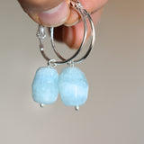 Pendientes Aqua Aguamarina