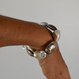 Pulsera Ovalis Perla Oceano Blanca
