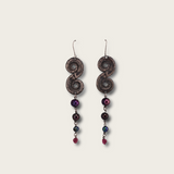 Pendientes Mare More Amonita Negra