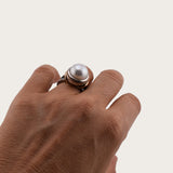 Anillo Vintage Twist Grande Blanco