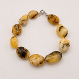 Collar Mare More Ambar Natural Amarillo