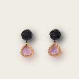 Pendientes Aqua Rosa