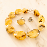 Anillo Mare More Amarillo Grande Sol