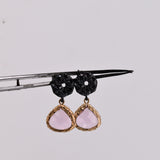 Pendientes Aqua Rosa