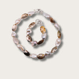 Collar Ovalis Perla Oceano