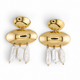 Pendientes Riviera Perlas Solecito