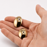 Pendientes Ovalis Gota de Oro
