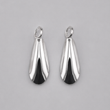 Pendientes Riviera Plata Pulida Largo