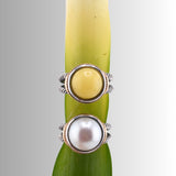 Anillo Vintage Twist Grande Blanco