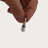 Pendientes Vintagae Twist Blanca