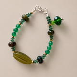 Green stones bracelet