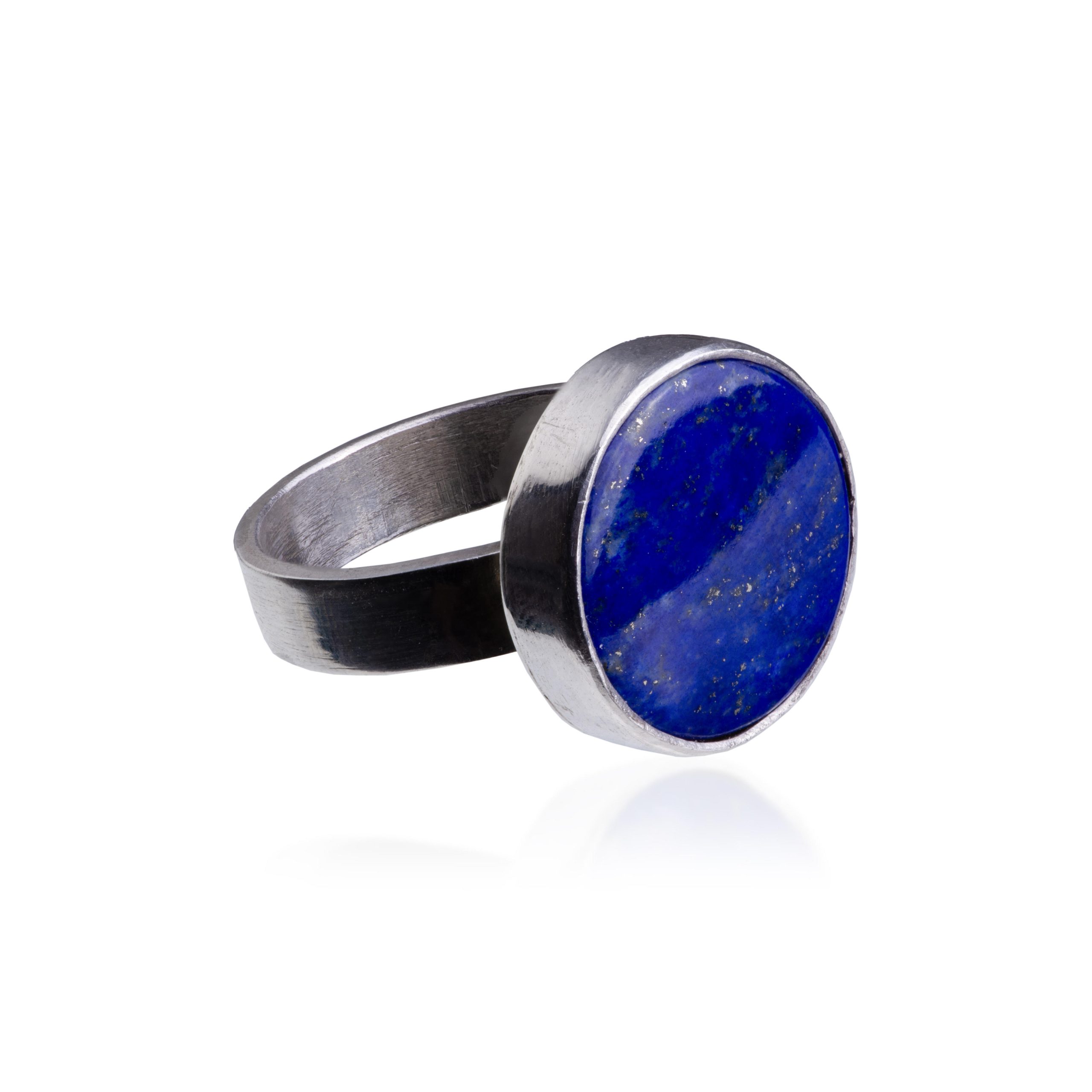 Lapis Lazuli - srebrny pierścionek