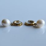 Pearls - kolczyki pozłacane